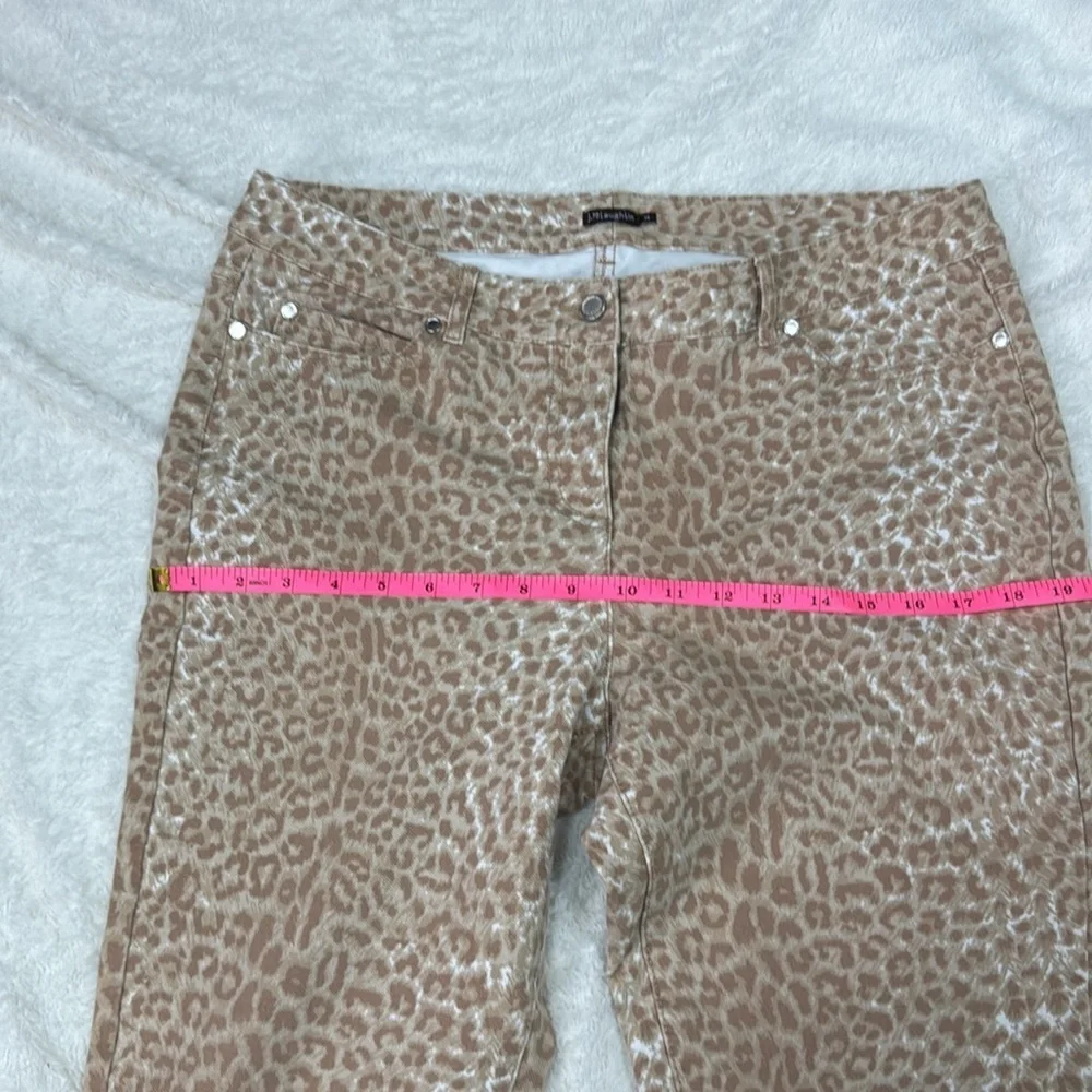 J. Mclaughlin leopard print lexi pants size 14 - Picture 7 of 10